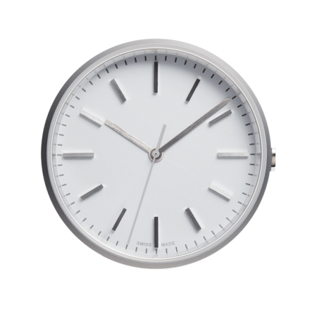 M37 PreciDrive three-hand watch in brushed steel