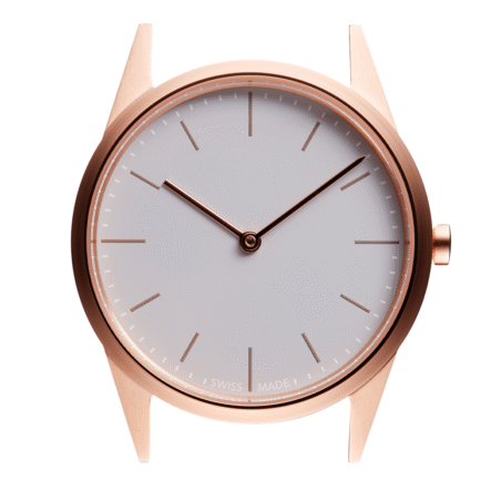 C33 Women’s two-hand watch in PVD rose gold