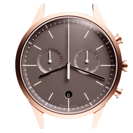 C39 Women’s chronograph watch in PVD rose gold