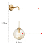 Olivia - Modern Glass Wall Sconces - Image 6